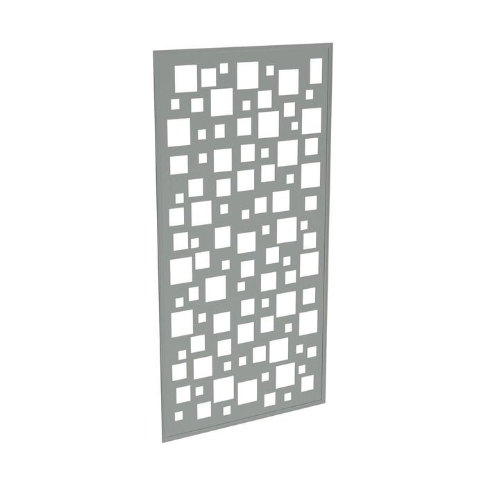 ProtectorAl 300 - 1200 x 1201 - 2400mm Palladium Silver Squares Unframed Solid Aluminium Decorative Panel 