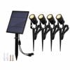 Gardenglo 400lm Solar Powered 4 x LED Spotlights