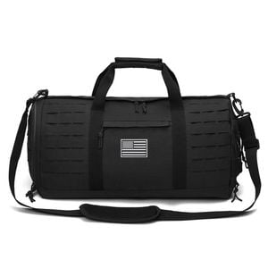 NNEOBA 40L Tactical Sports Gym Travel Duffel Bag Black
