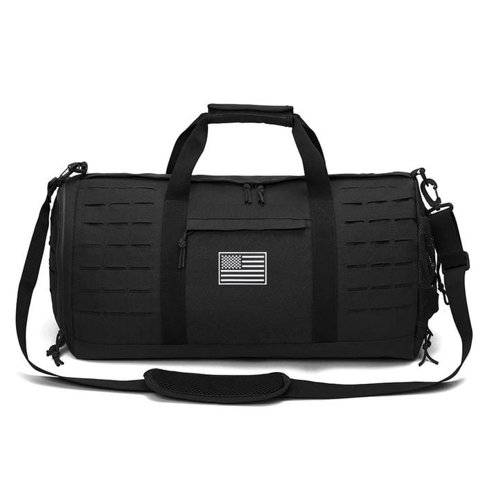 NNEOBA 40L Tactical Sports Gym Travel Duffel Bag Black