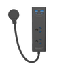 Jackson Black 2 Outlet PD30W Portable Powerboard With USB 2A/2C