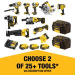 DeWALT 18V XR 10 Piece Combo Kit DCZ1085P3-XE