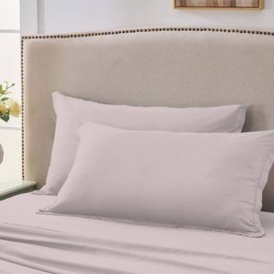 2PK Grosvenor House 500TC Egyptian Cotton King Tailored Pillowcase Pink