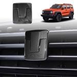 Carbon Fiber Style Front Logo Badge for GWM Tank 300 2023-2024 Emblem Decals Sticker Cover
