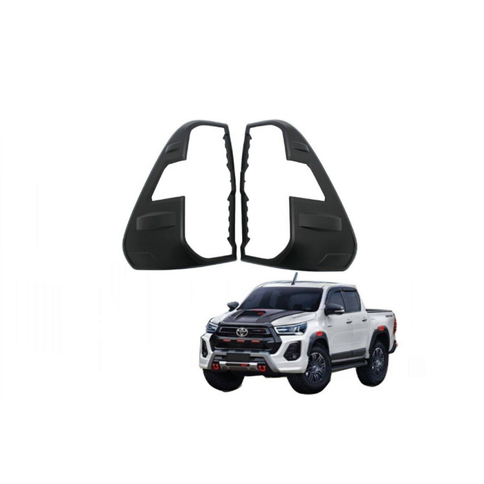 Black Taillight Covers For Toyota Hilux Rogue Sr5 2020-2022