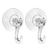 Jingle Jollys 2x Suction Cup Hooks Heavy Duty Christmas Wreath Hanger Window 5kg
