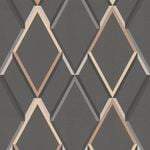 Graham & Brown 52cm x 10m Metallic Geometric Wallpaper