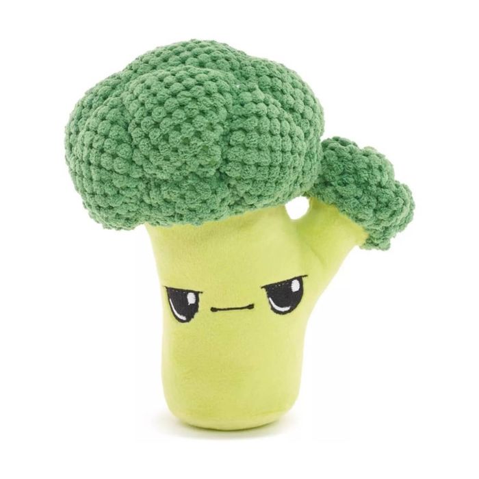 Bark-Toys-Au Punk Brocc Veggie Dog Squeaky Plush Chew Toy For Medium Dogs