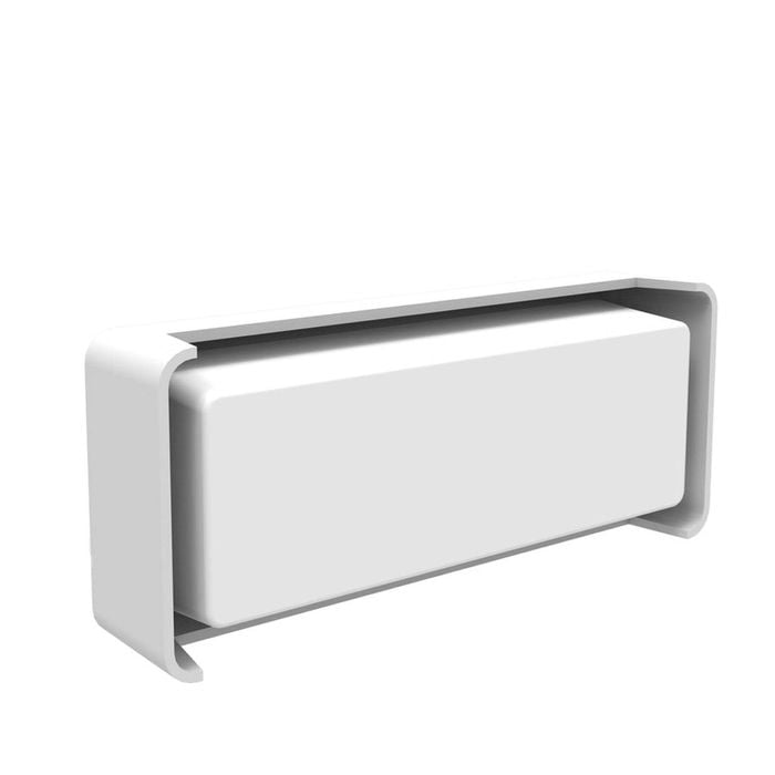CLA Lighting Heka Surface Mounted Rectangular LED Exterior Wall Light IP65 White