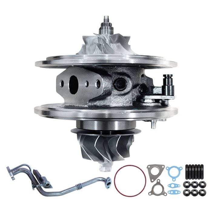 Upgrade Billet Turbo Cartridge CHRA Core With Oil Feed Pipe For Nissan Patrol GU ZD30 3.0L Fits Late DI 01/2002-12/2006