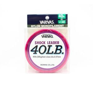 Varivas Monofilament Nylon Shock Fishing Leader 50m 40lb