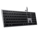 Satechi Slim W3 Wired Backlit Keyboard (Space Grey)