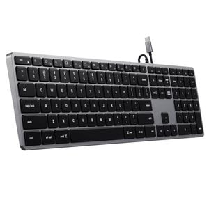 Satechi Slim W3 Wired Backlit Keyboard (Space Grey)