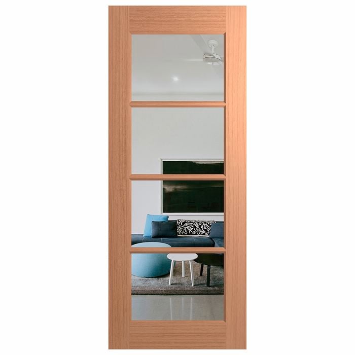 Hume 2340 x 820 x 40mm External Door Joinery Clear Glass JST4