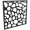 ProtectorAl 300-1200w x 300-1200h Gloss Black/Satin Black Riverstone Unframed Composite Deco Panel