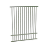 ProtectorAl 350 - 1200 x 1500mm Pale Eucalypt Aluminium Flat Top Pool Fence Panel With Mid Rail