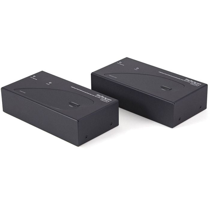 StarTech.com Analog KVM Console/Extender - Wired - TAA Compliant - 2 Computer(s) - 2 Local User(s) - 198.12 m Range