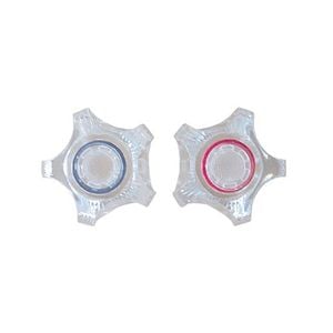 Shaw & Mason Clear Universal Multi Fit Tap Handles - Pair