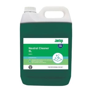 Jantex Green Neutral Floor Cleaner Concentrate 5ltr Multi Surface Eco Friendly Cleaning Solution