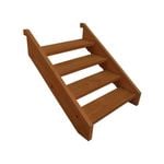 1200mm Stair Kit Merbau 4 Tread