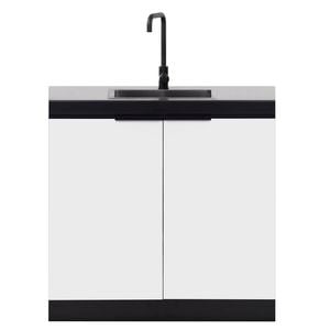 AlfrescoPlus 960mm Arctic White Double Sink Module