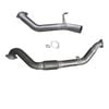 Ignite Exhausts Turbo Back For Toyota Landcruiser 79 Series V8 S/cab 3" No Cat Side Exit Raw Aluminised Steel