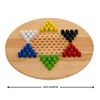 Wooden Giant Chinese Checkers  & Solitare Game 60cm Diameter