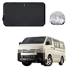 Front Windscreen Sun Shade for Toyota Hiace Van 2005 - 2018 (SLWB) - XL 160 x 100 cm - Black