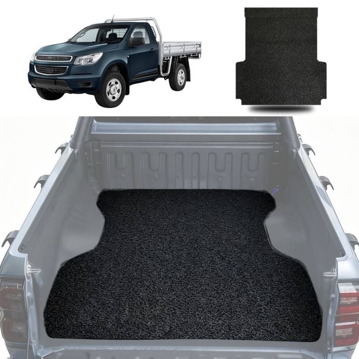 Signature Honeycomb UTE Tub Mat Tray Liner for Holden Colorado Ute Single Cab 2012 - 2016 RG, VF - Black