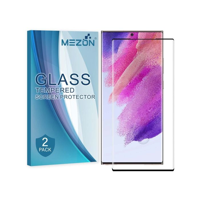 2 Pack MEZON Samsung Galaxy S22 Ultra 5G Full Cover Tempered Glass Screen Protectors