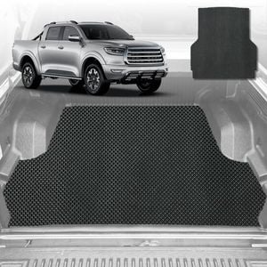 6D Diamond Ute Tub Mat for GWM Haval Great Wall Cannon Ute NPW 2019-Current-Black-Outback GT