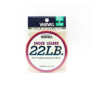 Varivas Monofilament Nylon Shock Fishing Leader 50m 22lb