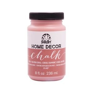 Plaid 236ml Salmon Coral FolkArt Home Decor Chalk