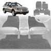 6D Diamond Car Floor Mats for Subaru Outback 2015-2021-Full Set-Grey-Outback GT