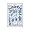 Nostalgic-art Medium Metal Sign Plaque One Fine Fisherman 20x30cm