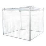 RapidMesh 1800 x 1800 x 1500mm Temporary Fence Rubbish Cage