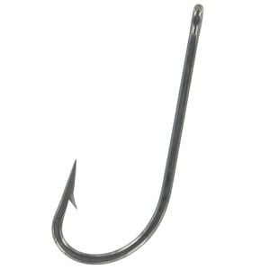 25 Pack of Size 3/0 Shogun T480 Black O'Shaughnessy Fishing Hooks - Chemically Sharpened