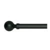 Admire 120 - 210cm Black Ball Finial Expandable Rod Set