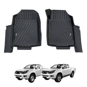 AUSGO Car Floor Mats for ISUZU D-MAX DMAX Single / Extra Cab 2012-2020 All-Weather Floor Liners