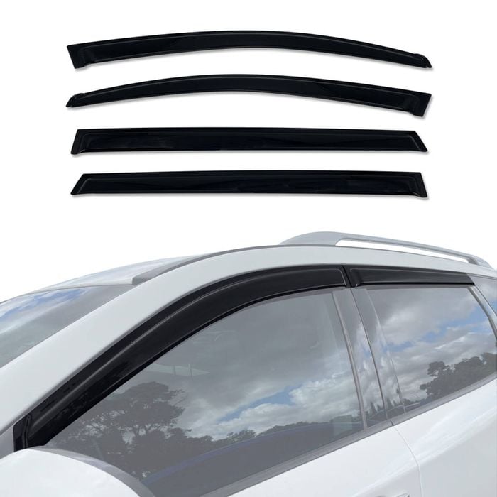 AUSGO Luxury Weather Shields for Nissan Pathfinder R52 2013-2021 Weathershields Window Visors Wind Deflectors