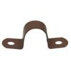 Kinetic 15mm Nylon Coated Copper Pipe Saddle Clips - 10 Pack