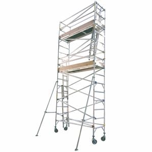 Instant Access 5.5m 225kg Aluminium Single Width Mobile Scaffold Tower