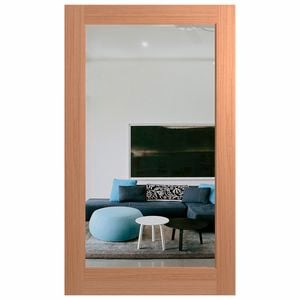 Hume 2340 x 1200 x 40mm Entrance Door Joinery Clear Glass JST1