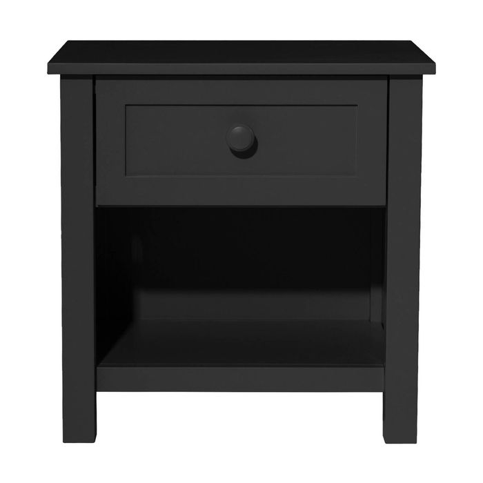 Jessica Bedside Table Black