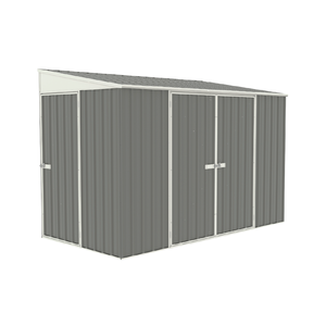 Absco Sheds 3.0 x 1.52 x 2.08m Woodland Grey Three Door Bike Shed