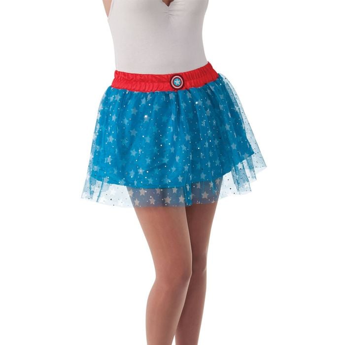 DC Comic Marvel American Dream Avengers Skirt Women Dress Up Costume Size STD