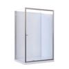 Stein 1200 x 900mm Chrome Vida Slider Flat Wall Shower Package 