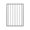 RapidFence 900 x 1200mm Black Steel Flat Top Gate