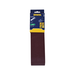 IRWIN 75 x 610mm 120 Grit Sanding Belts - 3 Pack