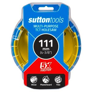 Sutton Tools 111mm TCT Multi-Purpose Seamless Holesaw